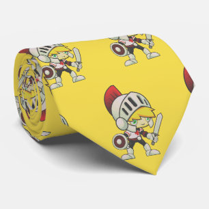 Cravate Équipe des Chevaliers Mascotte Football Necktie