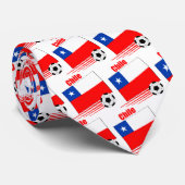 Cravate Équipe du Chili de football (Roulé)