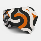 Cravate Équipe Orange (personnaliser) (Roulé)