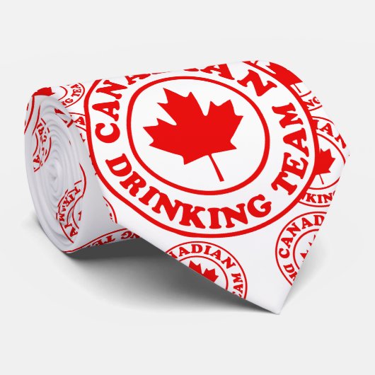 Cravate Équipe potable canadienne (Roulé)