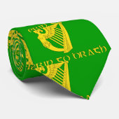Cravate Erin vont Bragh, drapeau de l'Irlande (Roulé)
