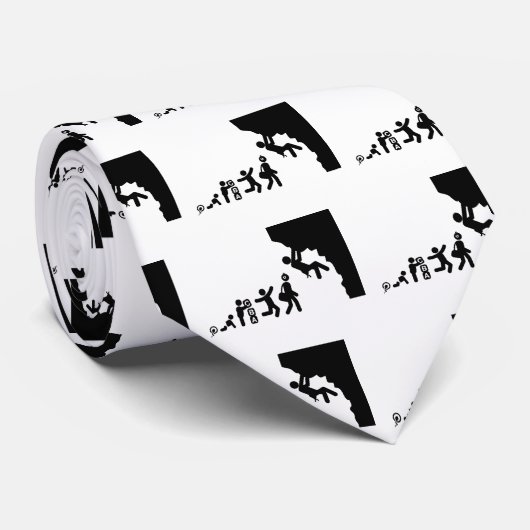 Cravate Escalade de roche (Roulé)