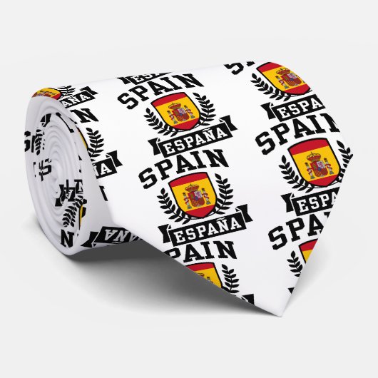 Cravate Espagne Espana (Roulé)