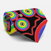 CRAVATE ESPIRAUX PSYCHÉDÉLIQUES (Roulé)