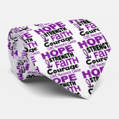 Cravate ESPOIR 3 de Cancer pancréatique (Roulé)