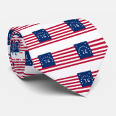 Cravate Esprit de drapeau des Etats-Unis Bennington de 76 (Roulé)