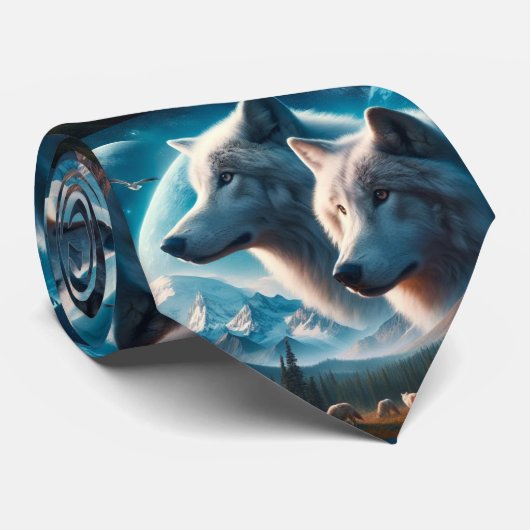 Cravate Esprit des loups Hommes (Roulé)