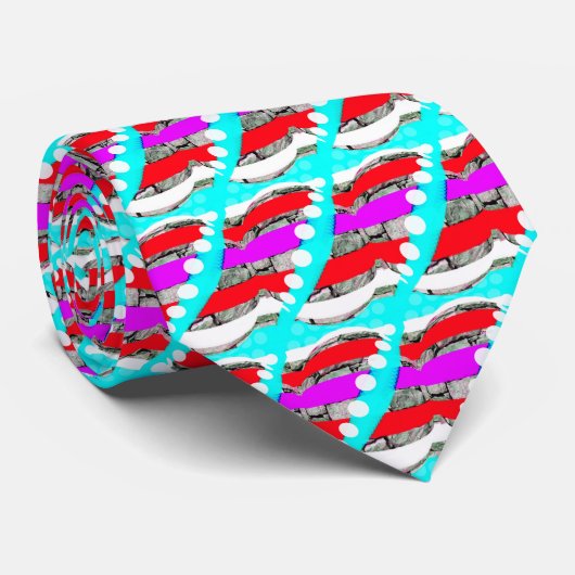 Cravate Esprits rocheux basaltiques (Roulé)