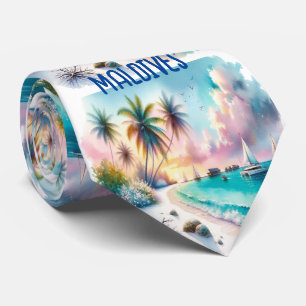 Cravate Esquisse de luxe des Maldives