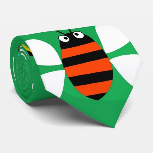 Cravate Essaim d'abeille (Roulé)