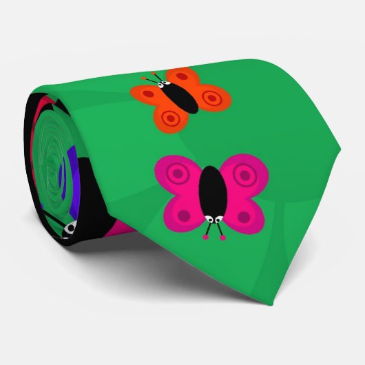 Cravate Essaim de papillon (Roulé)