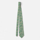 Cravate Esthétique Feuille Palm Vert (Dos)