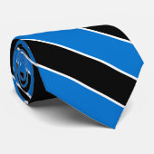 Cravate Estonie Drapeau couleurs élégant (Roulé)