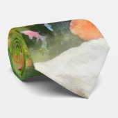 Cravate Étang à Koi (Roulé)