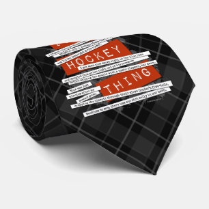 Cravate Étang de hockey