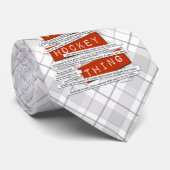 Cravate Étang de hockey (Roulé)