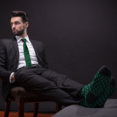 Cravate Étapes vertes de la justice Avocat