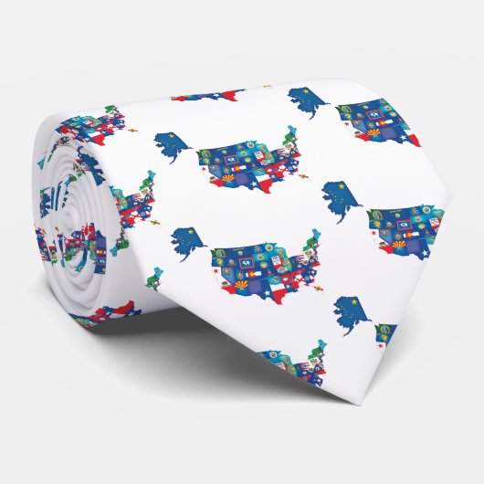 Cravate États-Unis (Roulé)