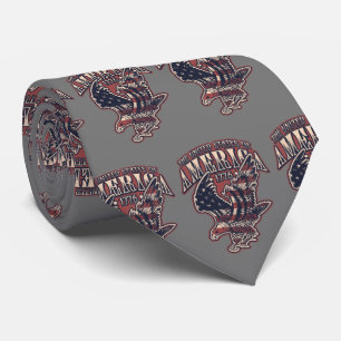 Cravate États-Unis D'Amérique Eagle Design