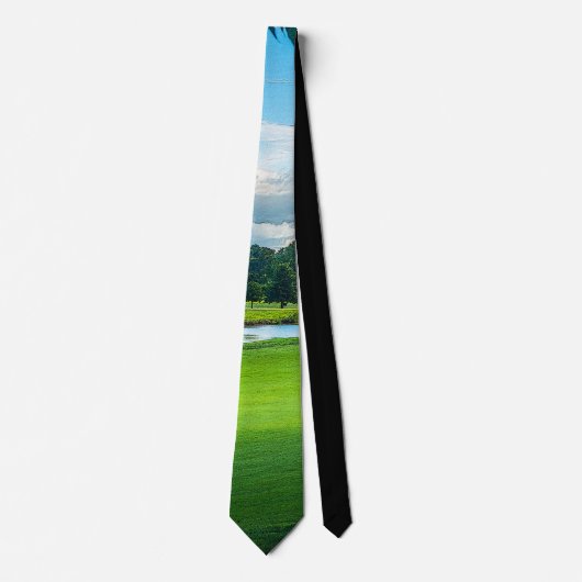 Cravate Été au terrain de golf (Devant)