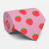 Cravate Été Merveilleux aux Fruits Rouges (Roulé)