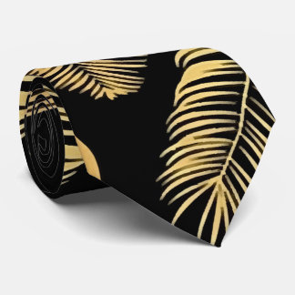 Cravate Été palmier tropical feuilles sans couture motif