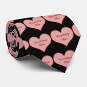 Cravate éternelle de coeur de Valentine (Roulé)