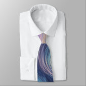 Cravate Ethereal Aurora Borealis Art Abstrait (Attaché)