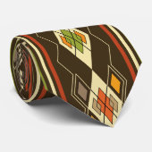 Cravate Ethiopian Tebeb Pattern (Roulé)
