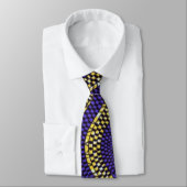 Cravate ethnique géométrique africain (Attaché)