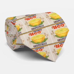 Cravate étiquette de pamplemousse de marque Uco dans les a
