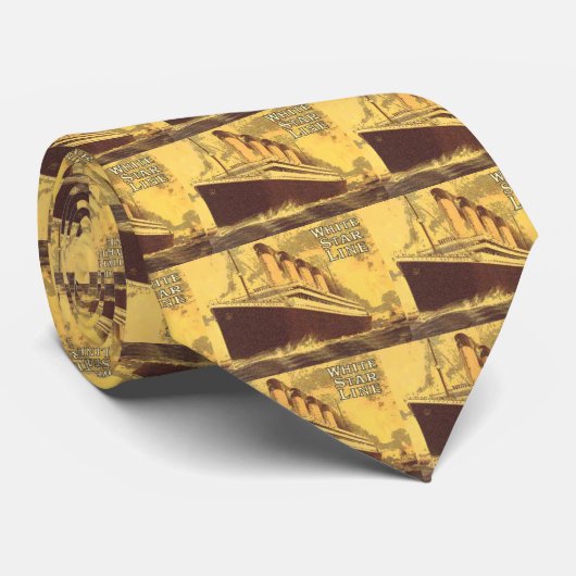 Cravate Étoile blanche (Roulé)