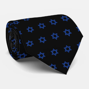 Cravate Étoile Bleue De David Universe Noir