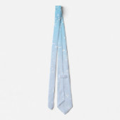 Cravate Étoile bleue et blanche (Dos)
