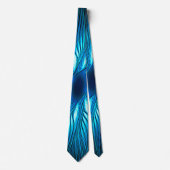 Cravate Étoile bleue sculptée (Devant)