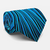 Cravate Étoile bleue sculptée (Roulé)