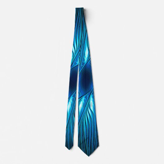 Cravate Étoile bleue sculptée (Dos)