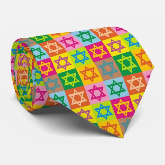 Cravate Étoile de David (Roulé)