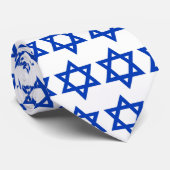Cravate Étoile de David de l'Israël (Roulé)