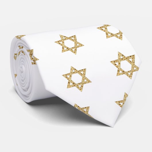 Cravate Étoile de David de Matzoh (Roulé)