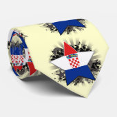 Cravate Étoile de la Croatie (Roulé)