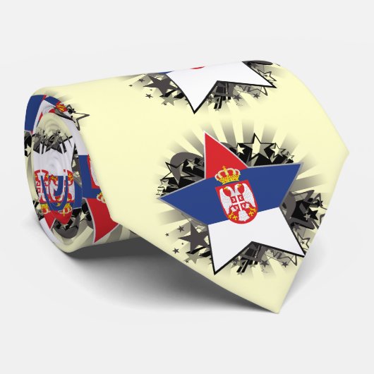 Cravate Étoile de la Serbie (Roulé)