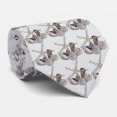 Cravate Étoile de mer à la plage (Roulé)