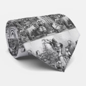 Cravate Étoile de Noël victorienne (Roulé)