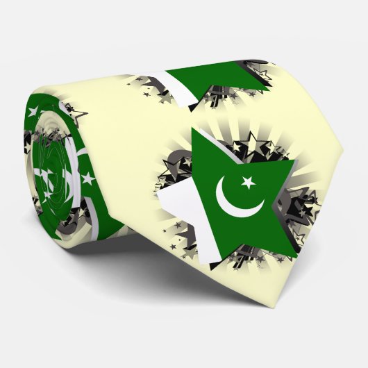 Cravate Étoile du Pakistan (Roulé)