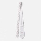 Cravate Étoile juive florale Abstraite (Dos)