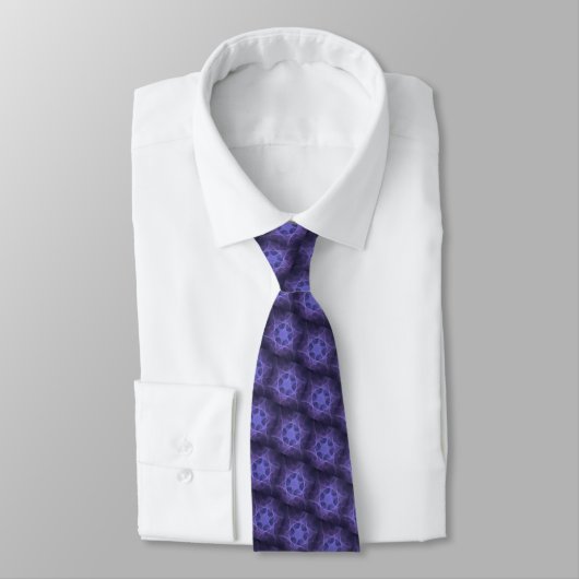 Cravate Étoile Violette Fractée De David (Attaché)