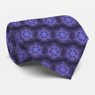 Cravate Étoile Violette Fractée De David