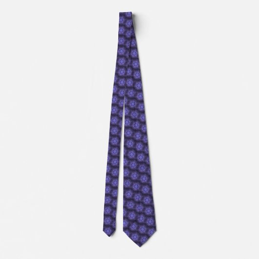 Cravate Étoile Violette Fractée De David (Dos)