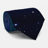 Cravate Étoiles Dans L'Espace (Roulé)